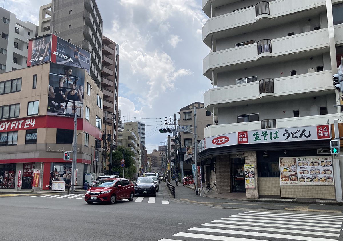 平尾北ウエストからの通り