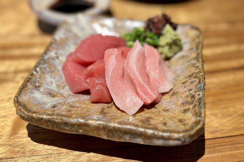 長崎産本マグロの中トロの刺身