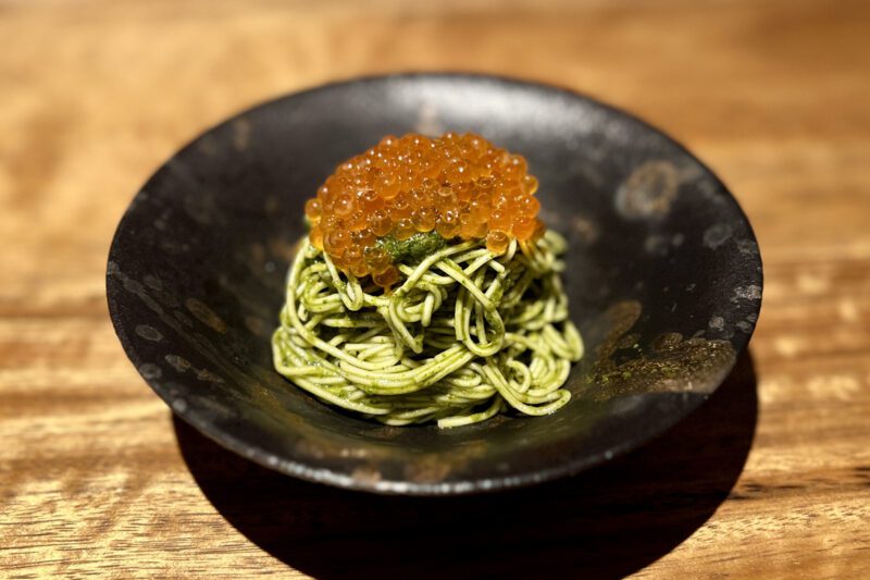 ジェノバそうめん いくらがけ