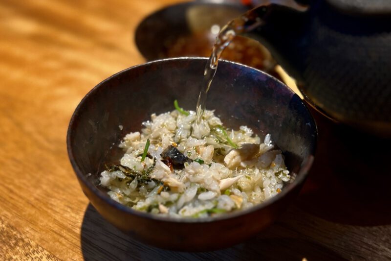 土鍋ご飯のお茶漬け