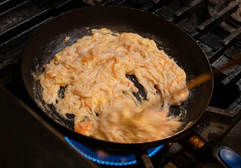 マルタイ皿うどん　アレンジレシピ　藁焼 みかん