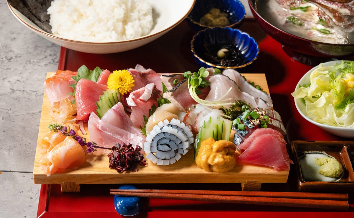大濠　橋本鮮魚店　刺身定食