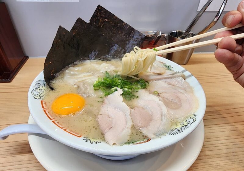 特製ぶっとびラーメン麺上げ