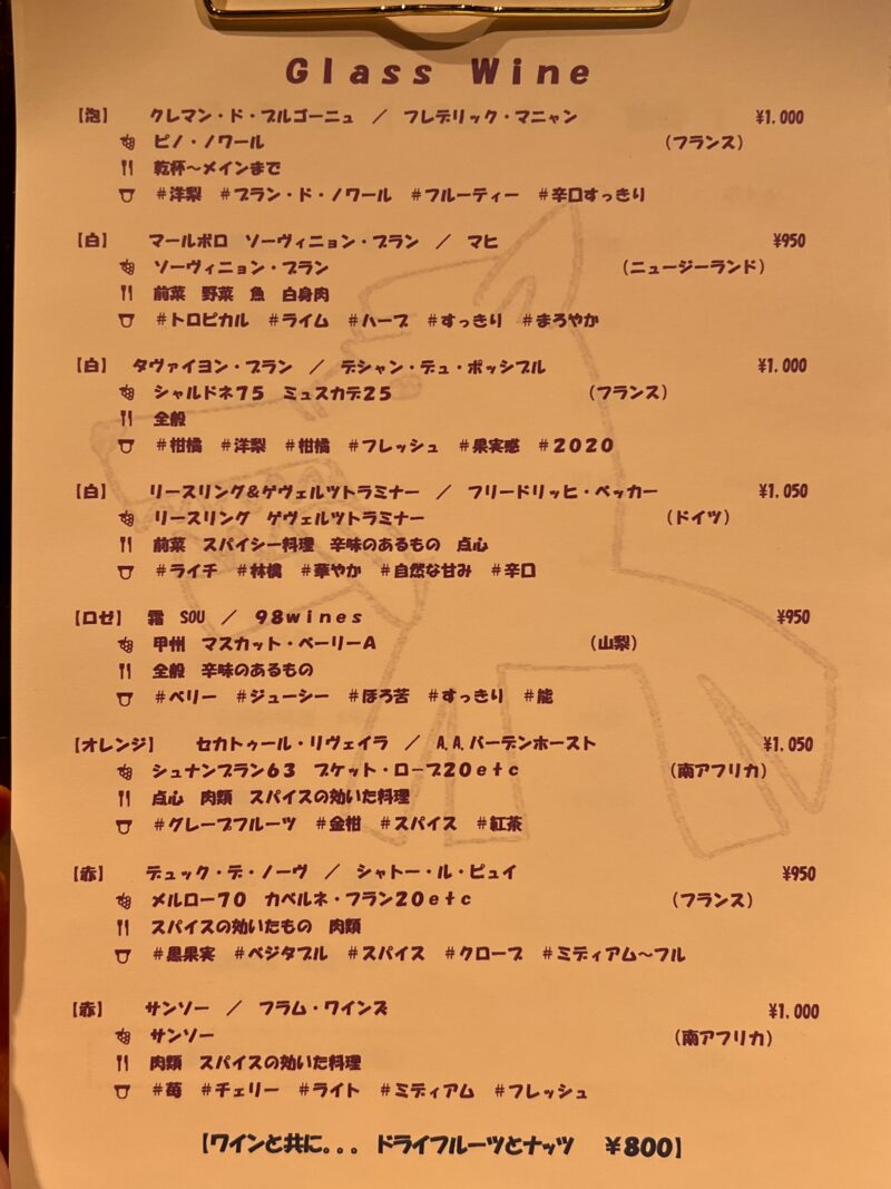 メニュー1