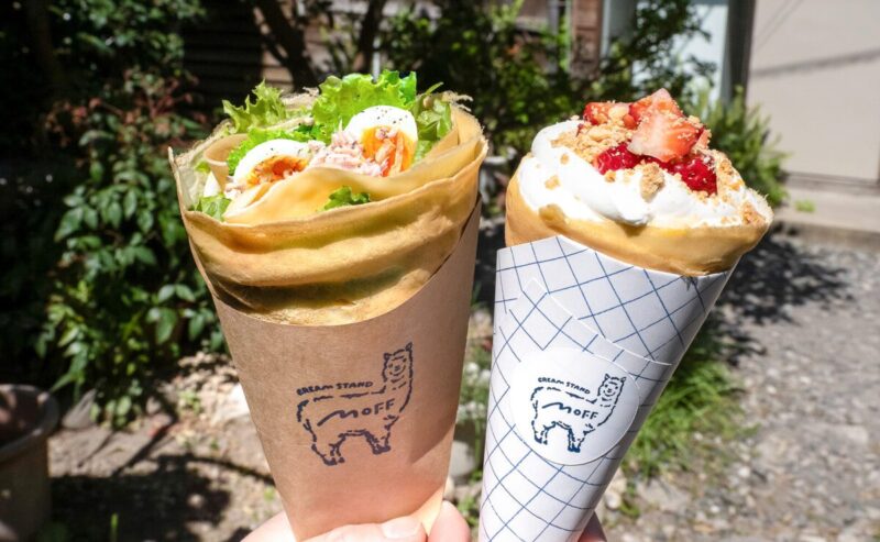 CREAM STAND MOFFのクレープ