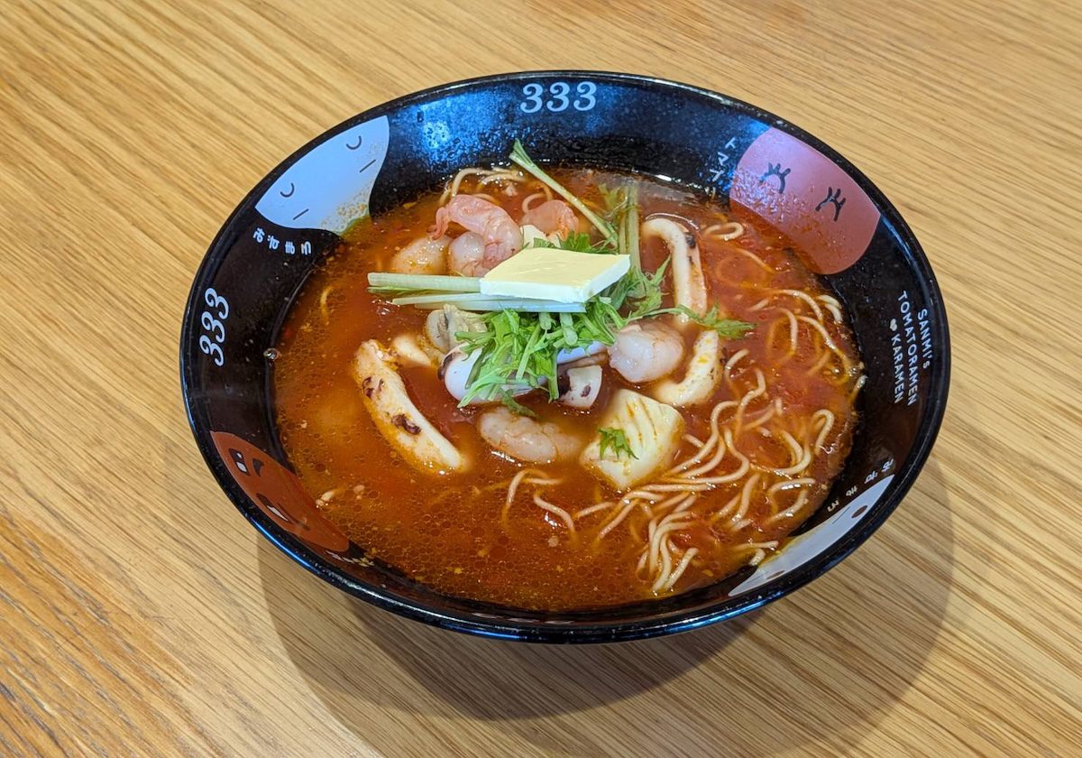三味水巻店　海鮮トマトラーメン