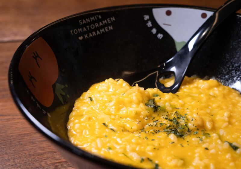 元祖トマトラーメン 三味 十日えびす店 リゾット