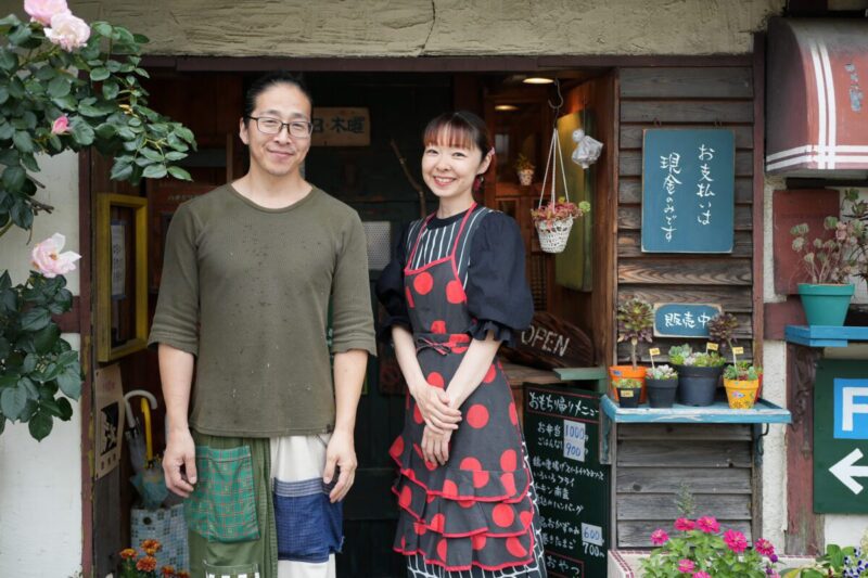 ハチミツボタン濵田夫妻