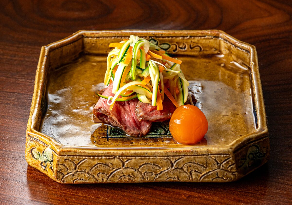 福岡・久山町 御料理 茅乃舎 肉料理