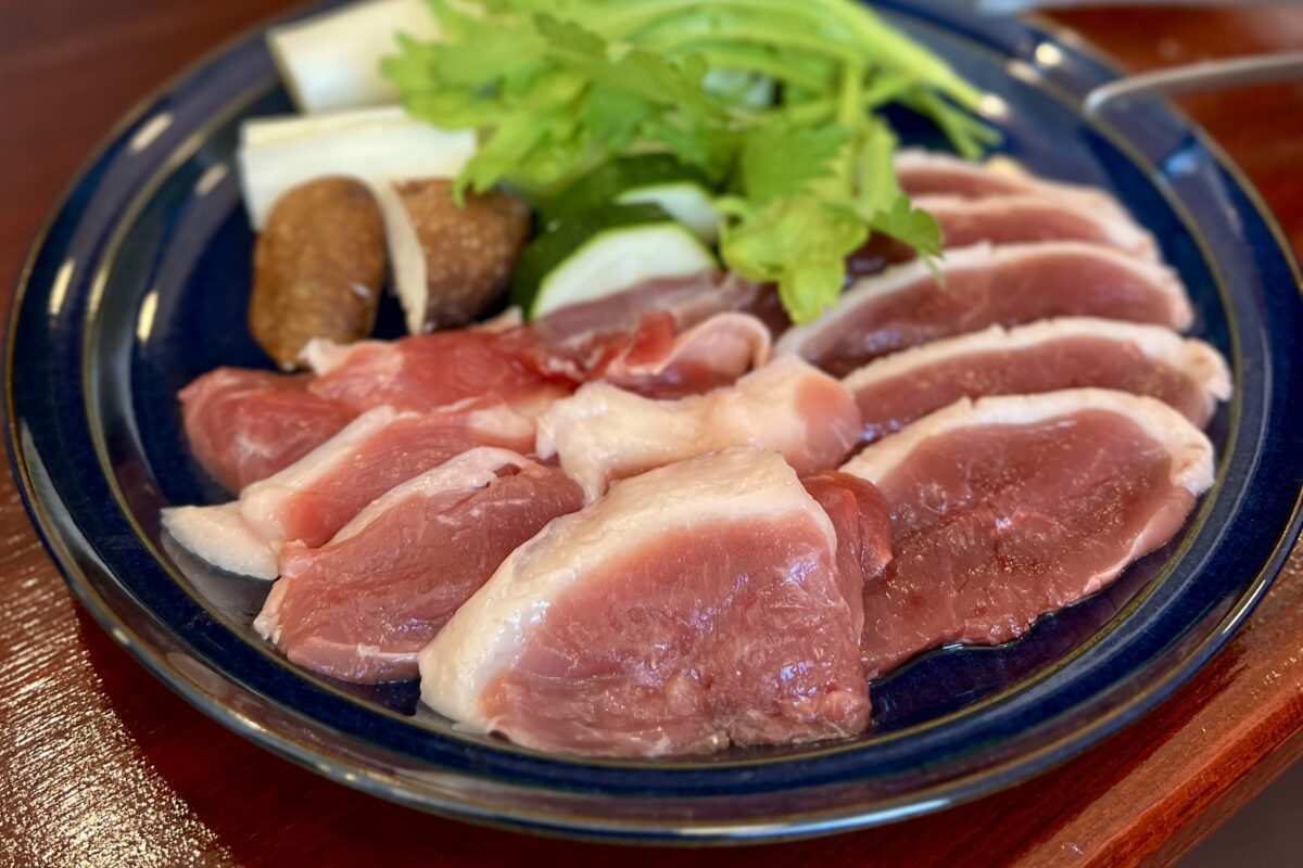 鴨焼きすき焼き