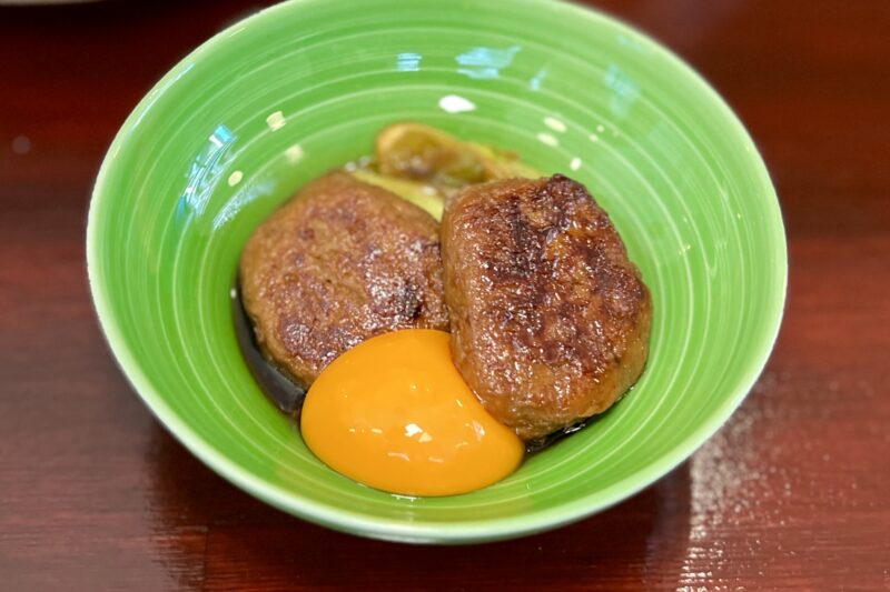 ふわふわ 京鴨つくねと卵黄