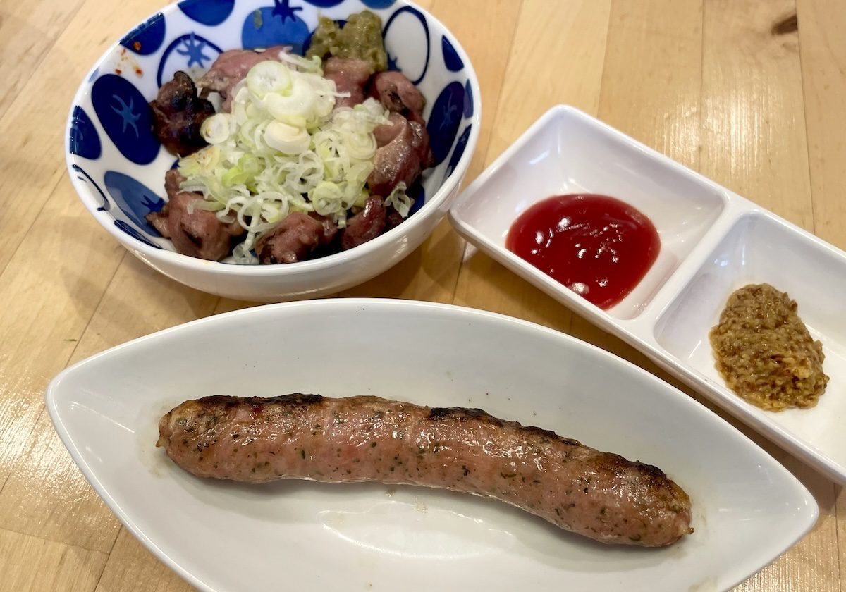 トマトラーメン照葉ソーセージ