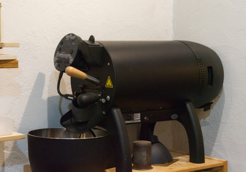 ボンポワンブルー 焙煎機