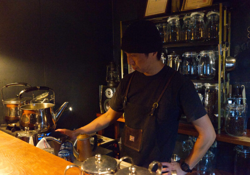 綾部珈琲店 店主 井田