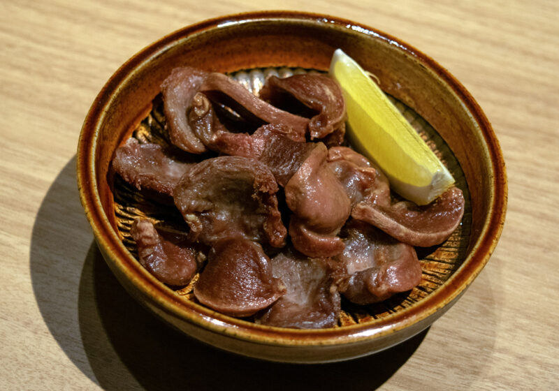 水炊きと素揚げ砂肝