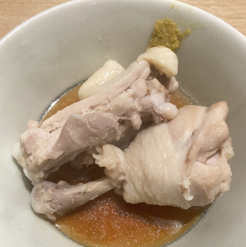 水炊きと素揚げ　水炊き