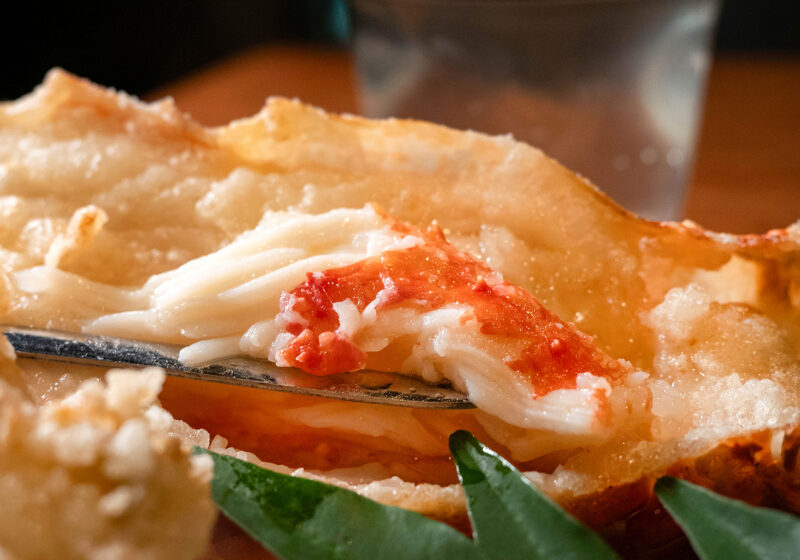 薬院　信　たらばがにの竜田揚げ