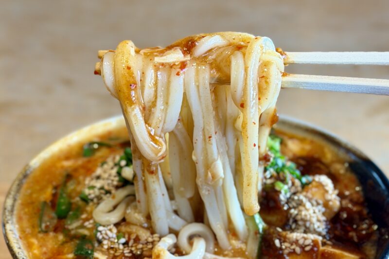 辛味噌マーボーうどん