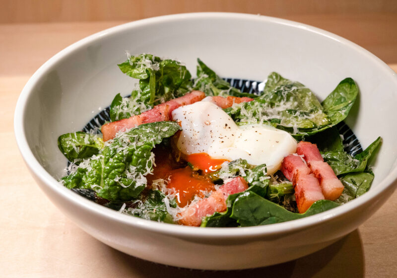 大名　ながしめ　温サラダ