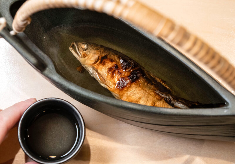 大名　ながしめ　骨酒