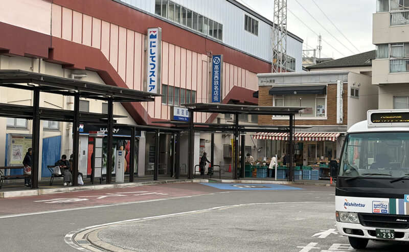 高宮駅裏ロータリー