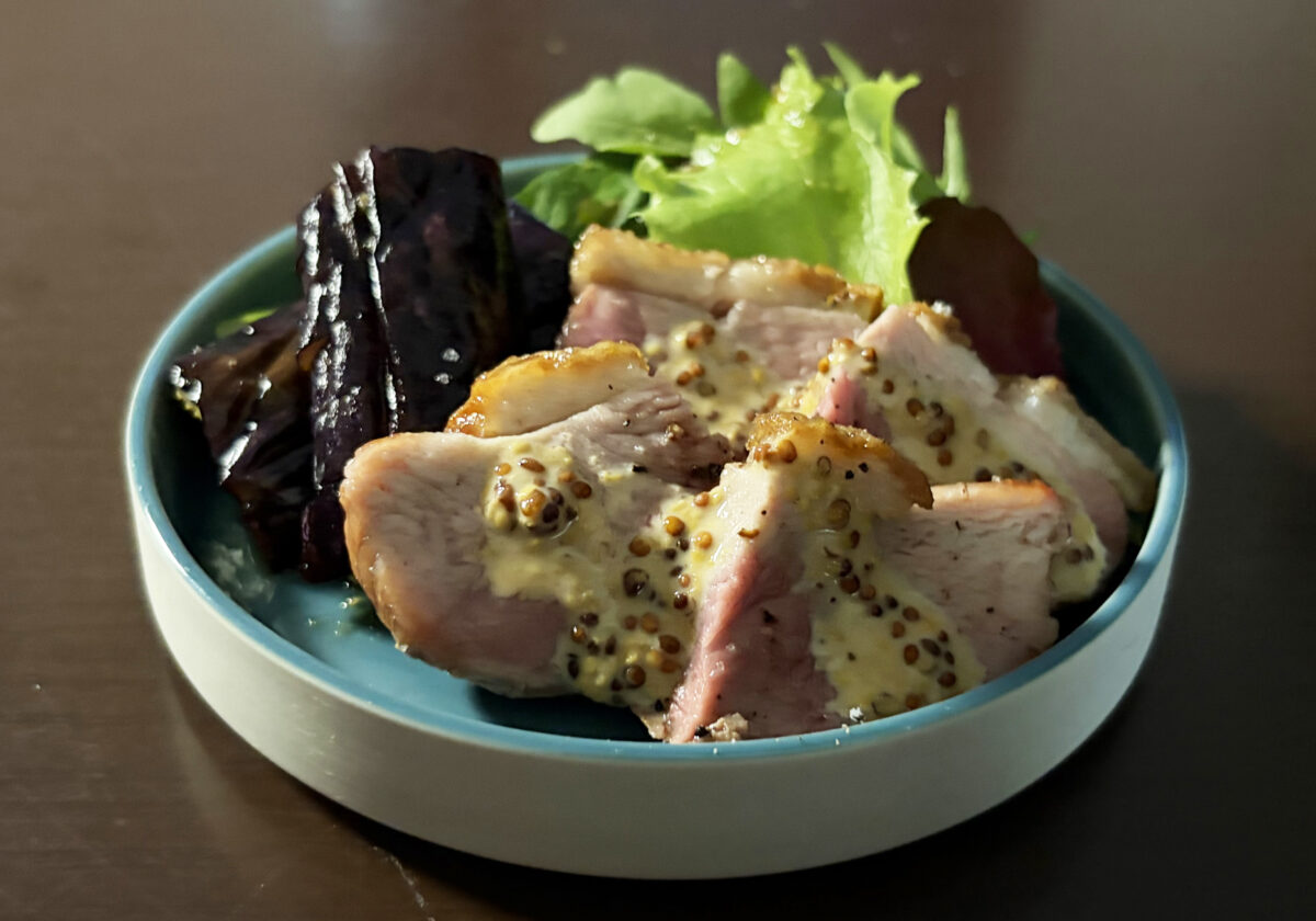 しん月 鴨ステーキ