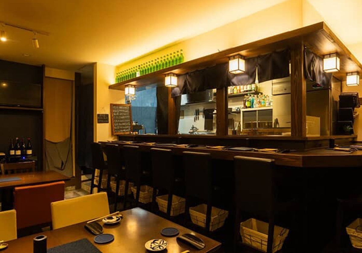 しん月　店内