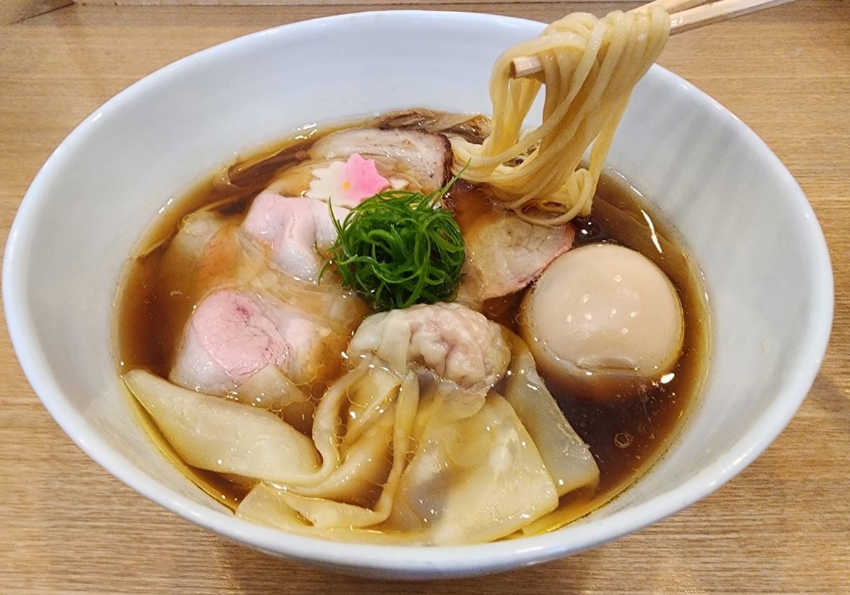 らぁ麺 稲田 ラーメン+煮玉子