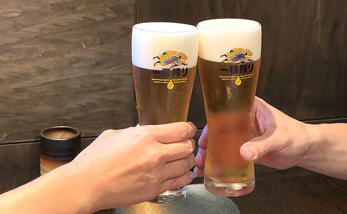 やっぱりビールはおいしい、うれしい。キリン一番搾り生ビール
