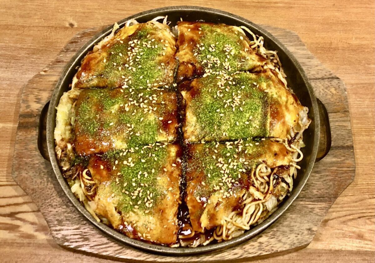 暑熱サイコー、鉄板焼き酒場