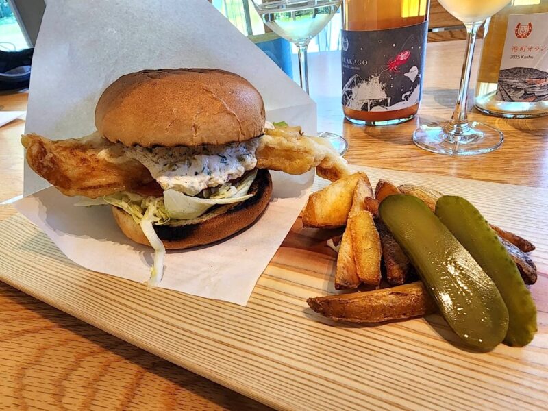 フィッシュバーガー　ハトダイ
